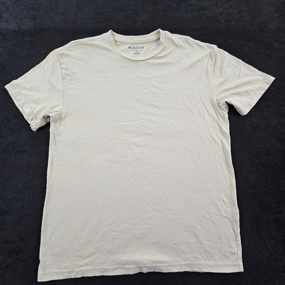 PacSun PS Basics Tan Short Sleeve Cotton T-Shirt Men's M